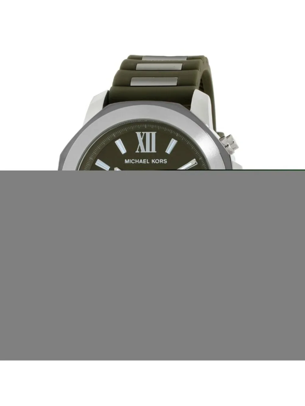 NWT Michael Kors Prescott Chronograph Quartz Green Dial Men's Watch
